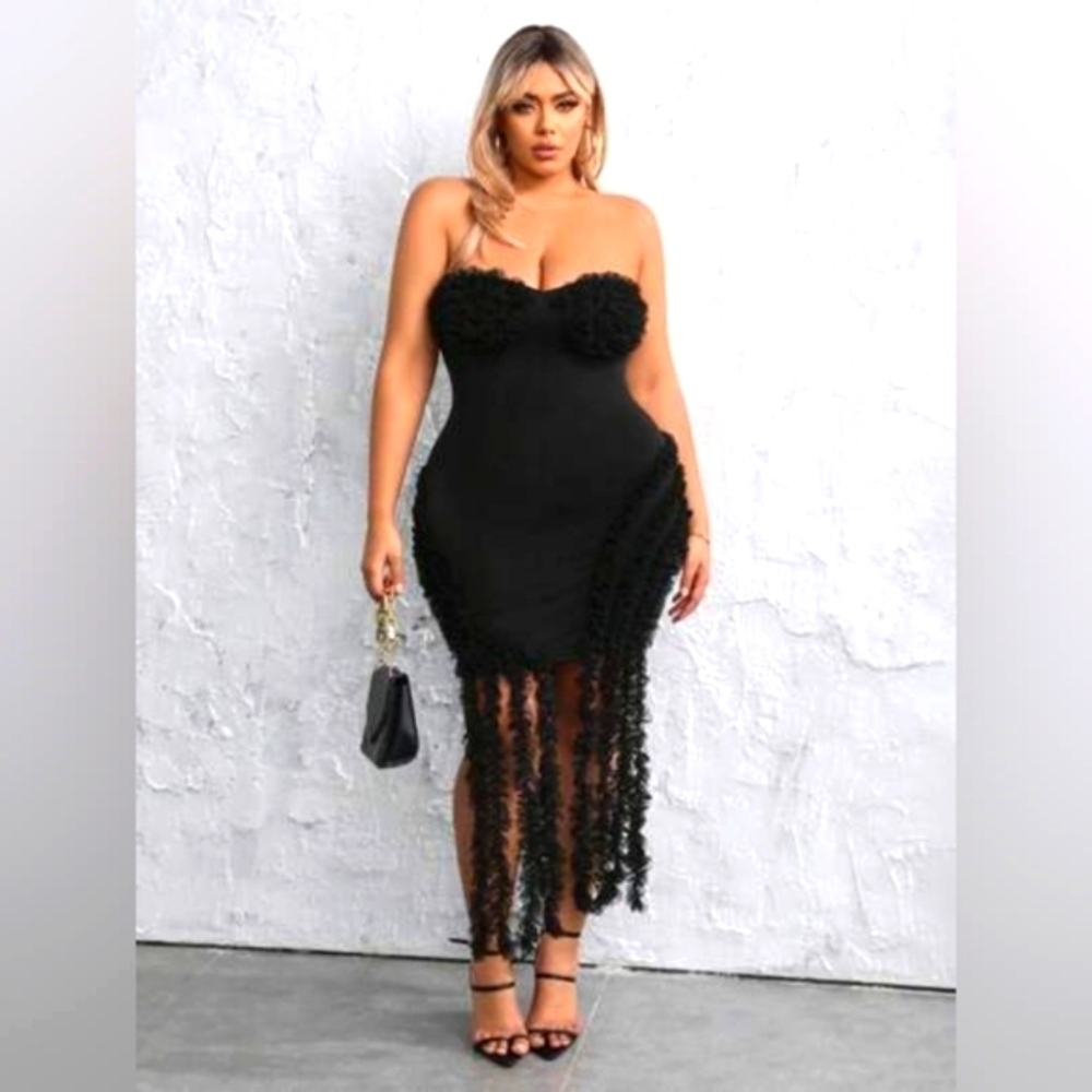 SHEIN Strapless Dress